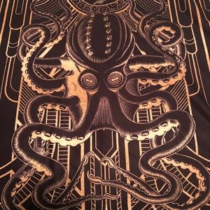 Blackmilk Cthulhu Deco Batwing Dress L Large NWT